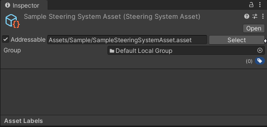 Marking System as Addressable